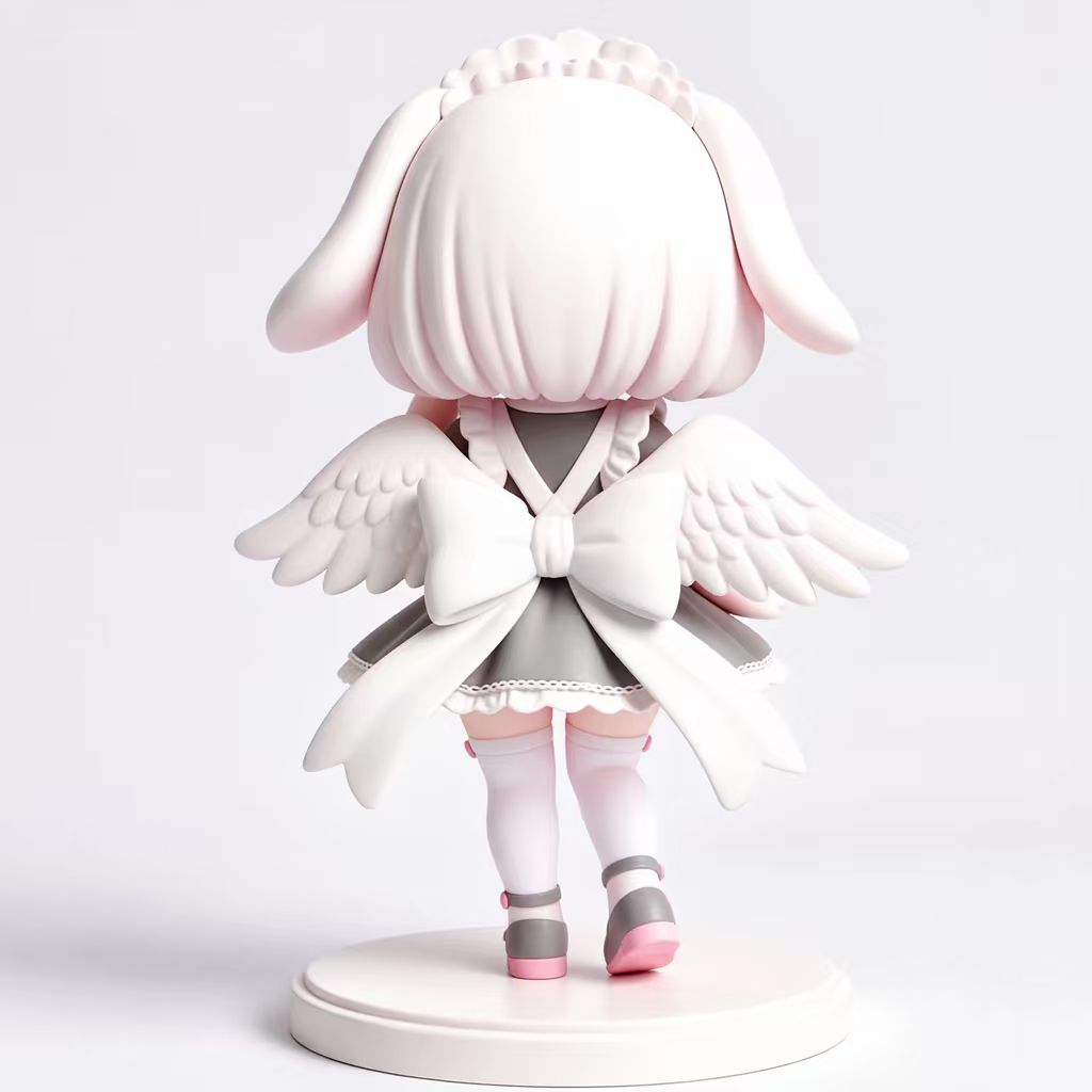 【BIBI】月光下的女僕 ♡ 原創純白系Figure 10cm 限定版